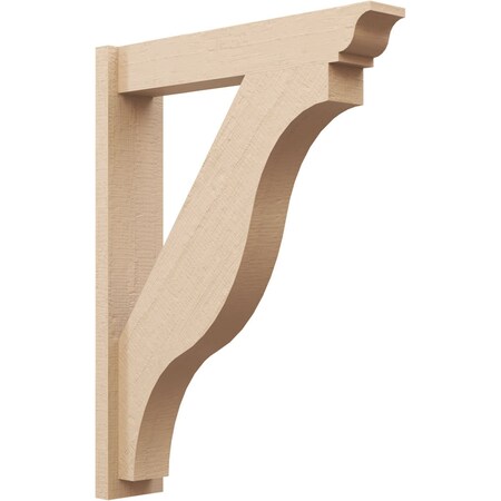 Ekena Millwork 5 1/2-in W x 26-in D x 34-in H Funston Trad Rough Cedar Woodgrain TimberThane Outlooker, Primed Tan OUTUR055X26X34FST04RCPR